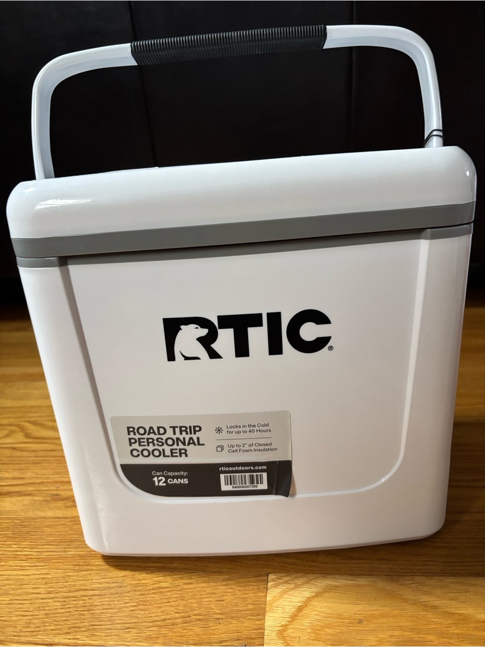 RTIC Road Trip Personal Cooler in White